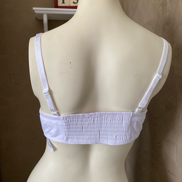 Free People Intimately Crop Bra Top, white size M - Picture 3 of 12